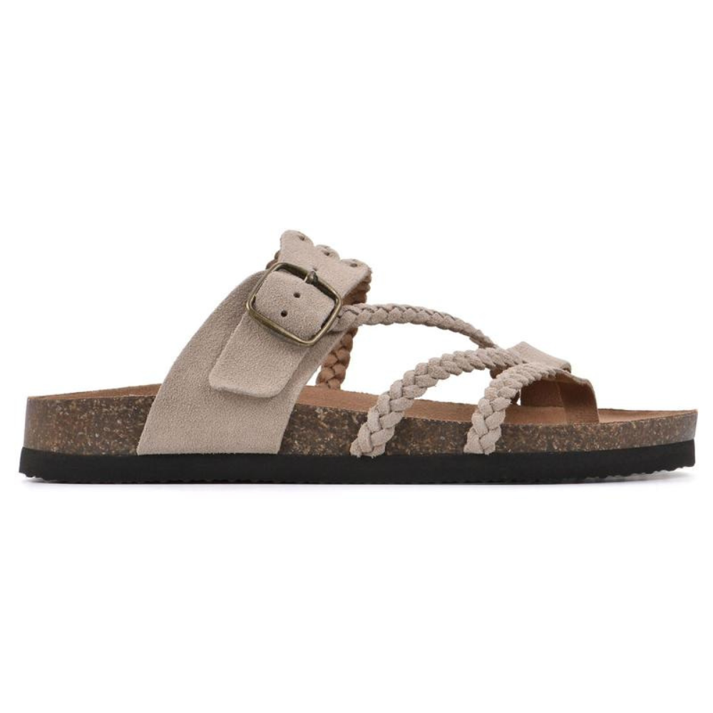 Natura-Sandalias de Corcho Ajustables
