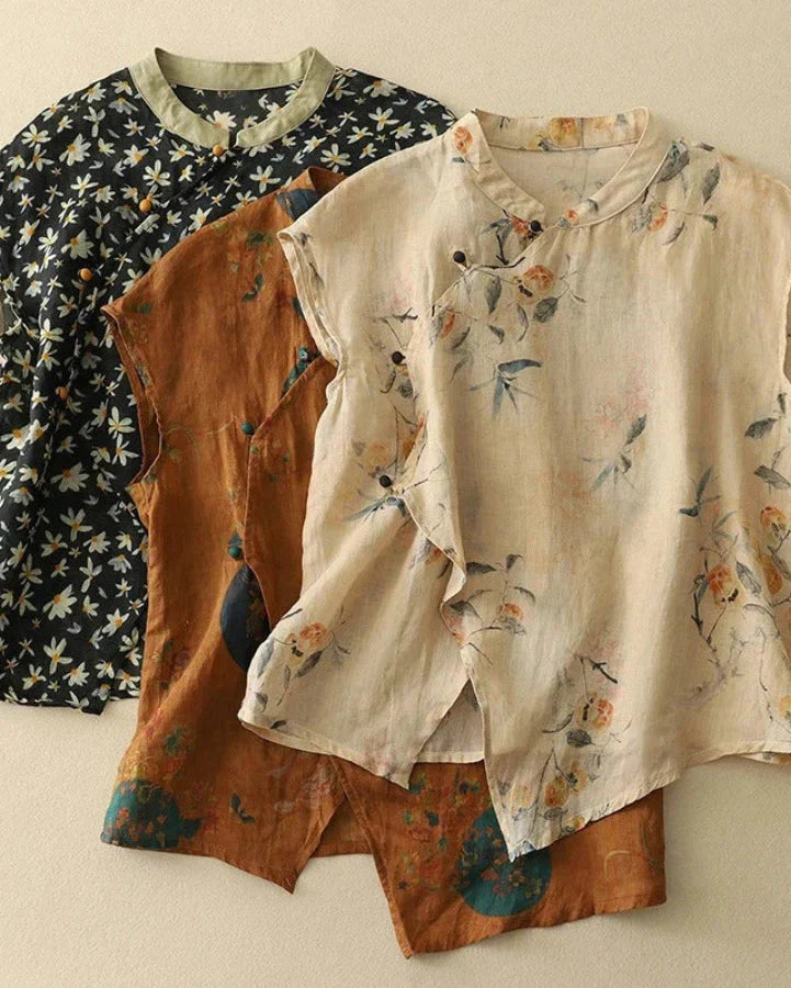 LIDIA | Blusa estampada de diseño