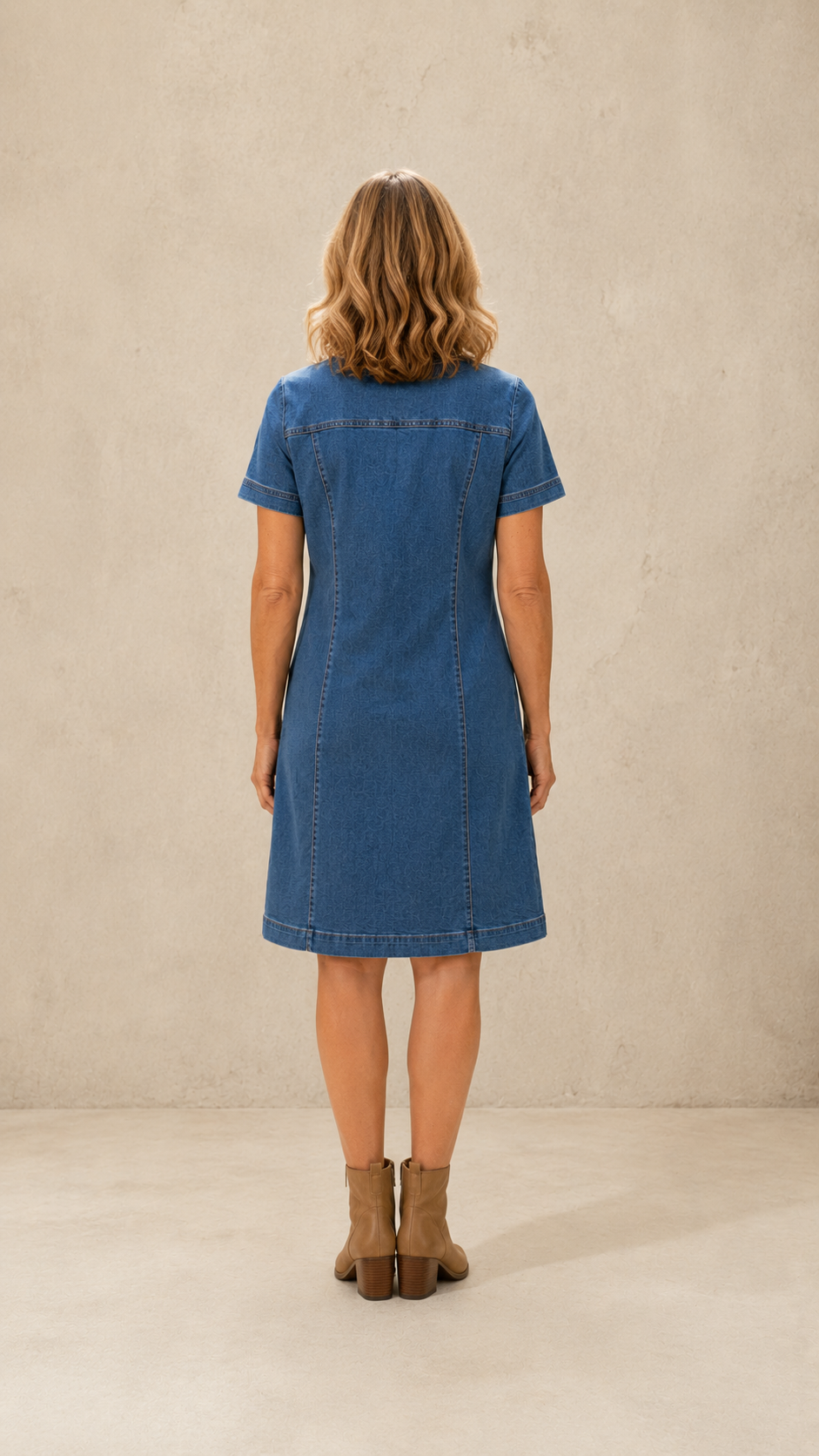 Valeria | Vestido Denim con Esencia Natural