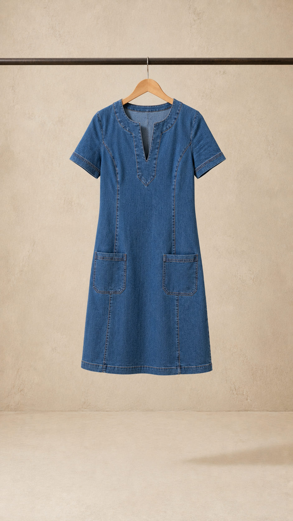Valeria | Vestido Denim con Esencia Natural