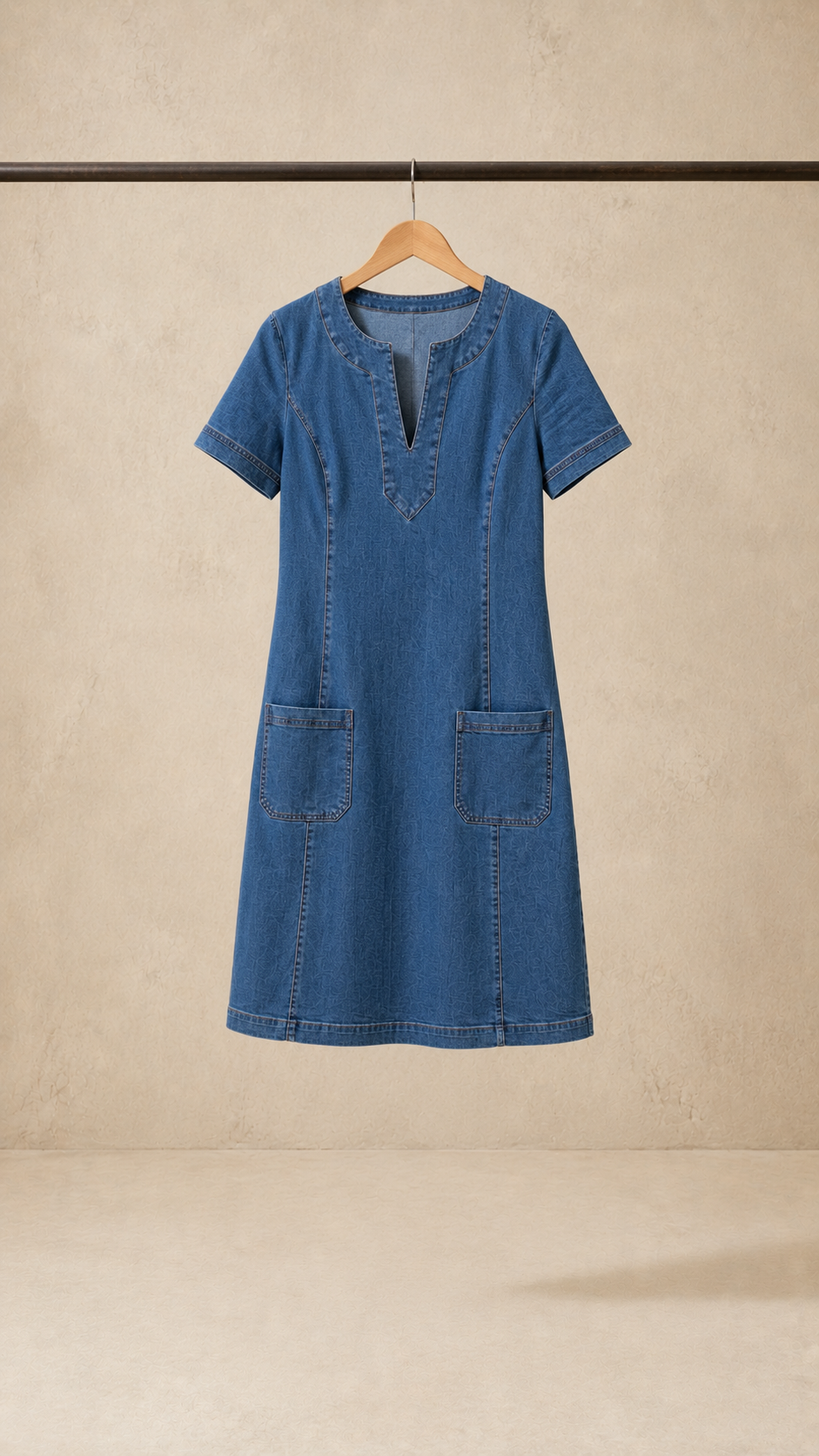 Valeria | Vestido Denim con Esencia Natural