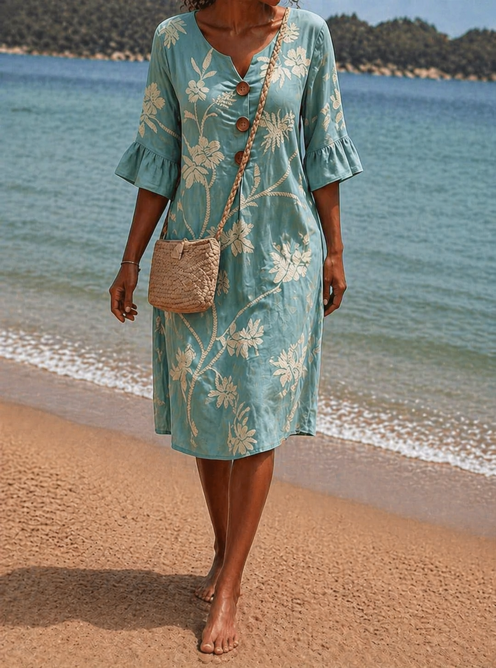 Vestido floral  | Elegancia natural