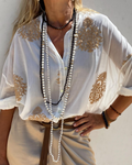 Blusa estampada ibicenca