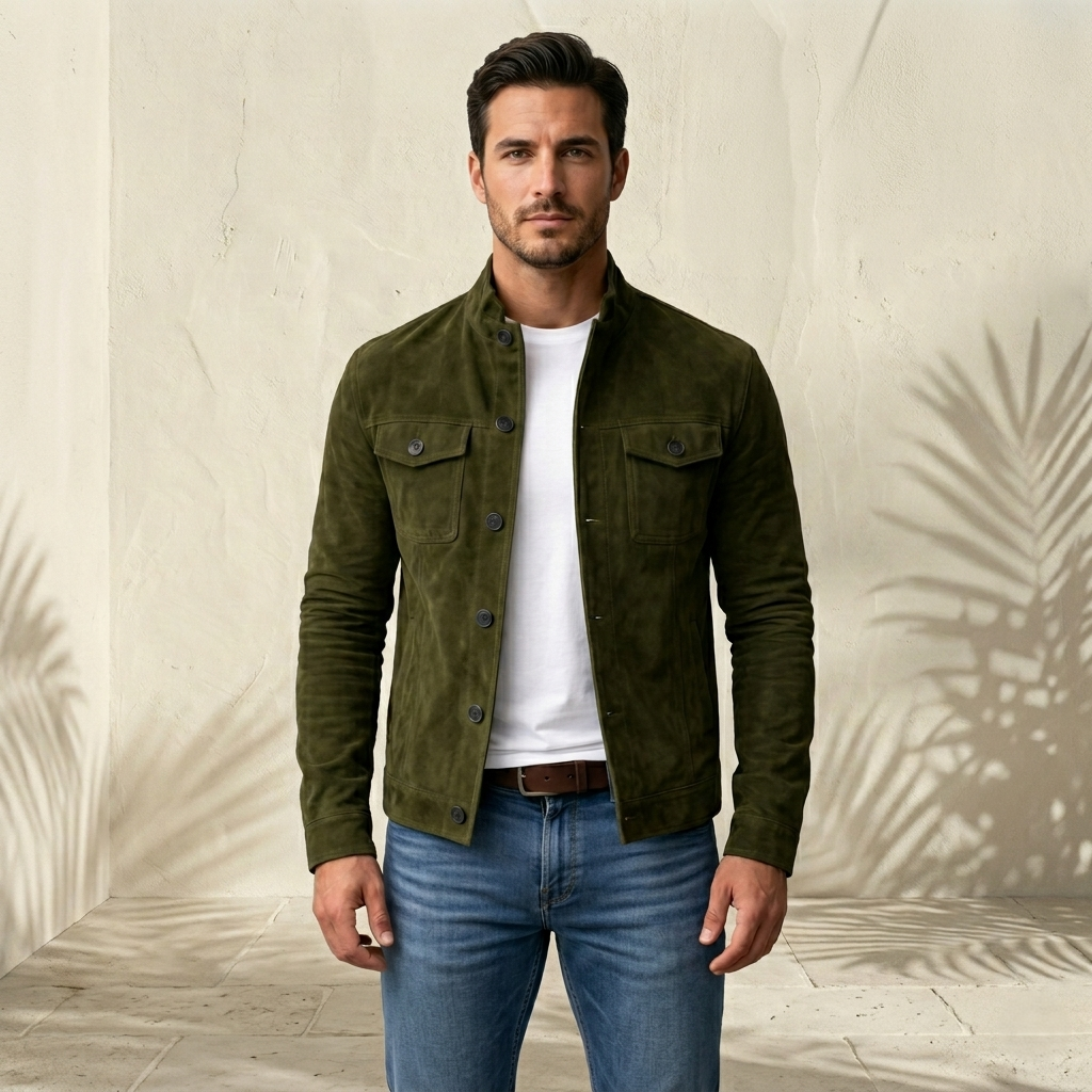 CAMEL | Chaqueta de Ante