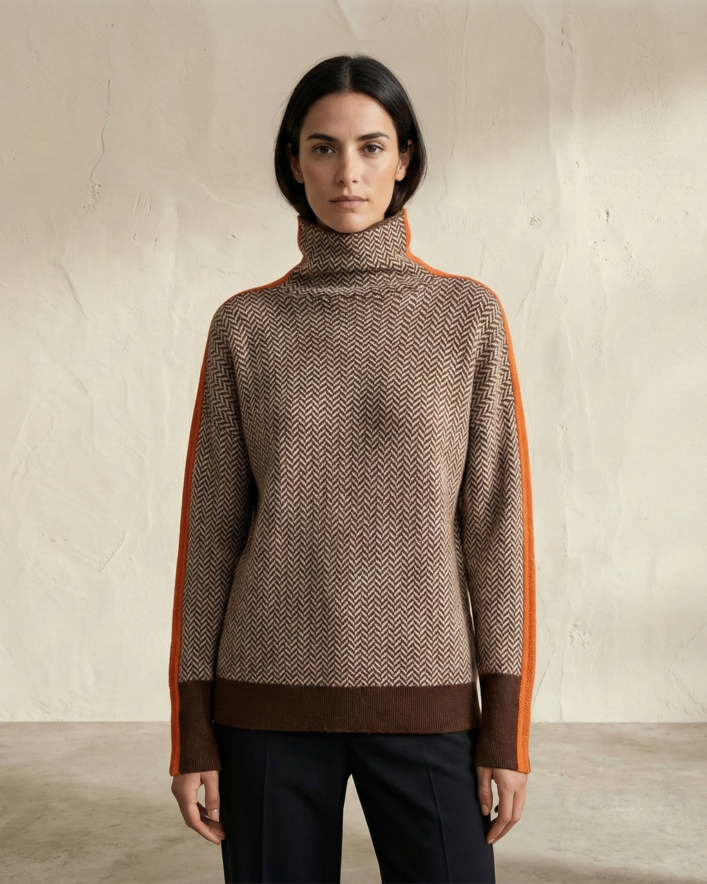 AMELIA | Suéter de cuello alto de diseño