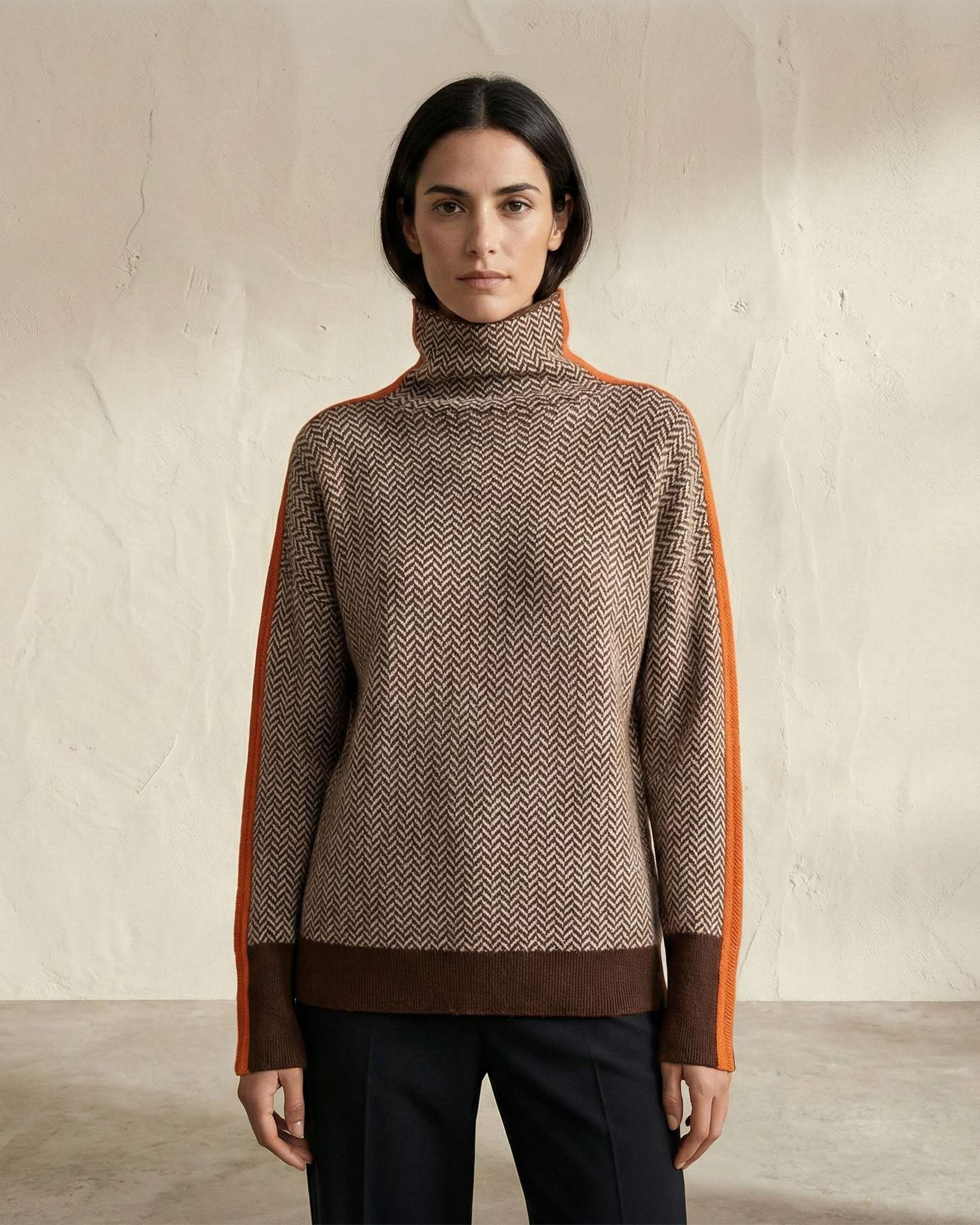 AMELIA | Suéter de cuello alto de diseño