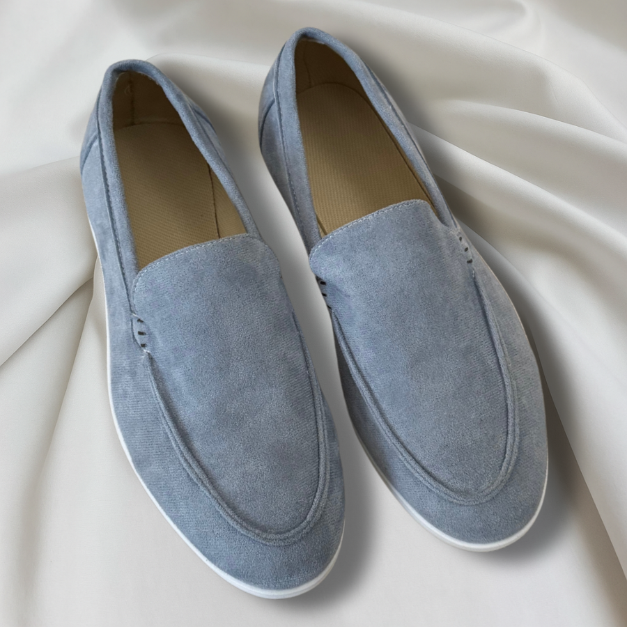 Mocasines elegantes de ante