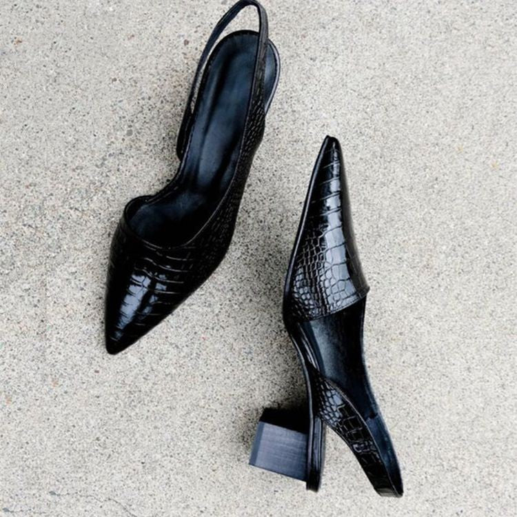 LYM | Tacones cocodrilo cómodos