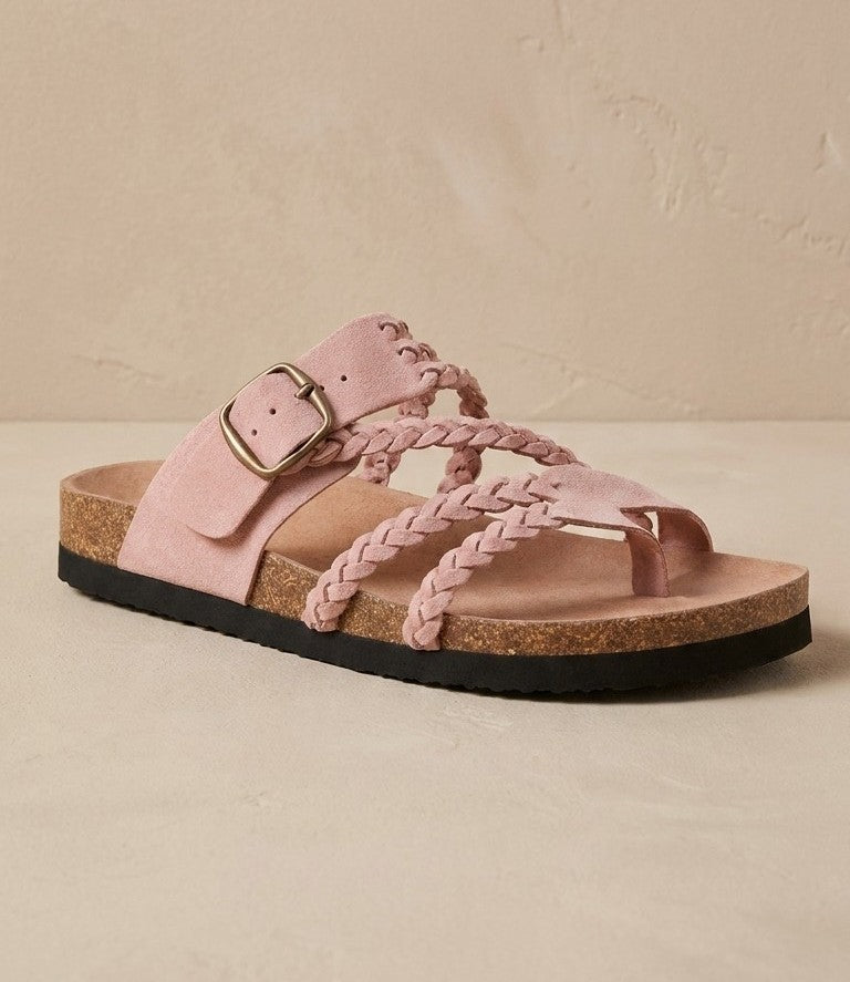 Natura-Sandalias de Corcho Ajustables