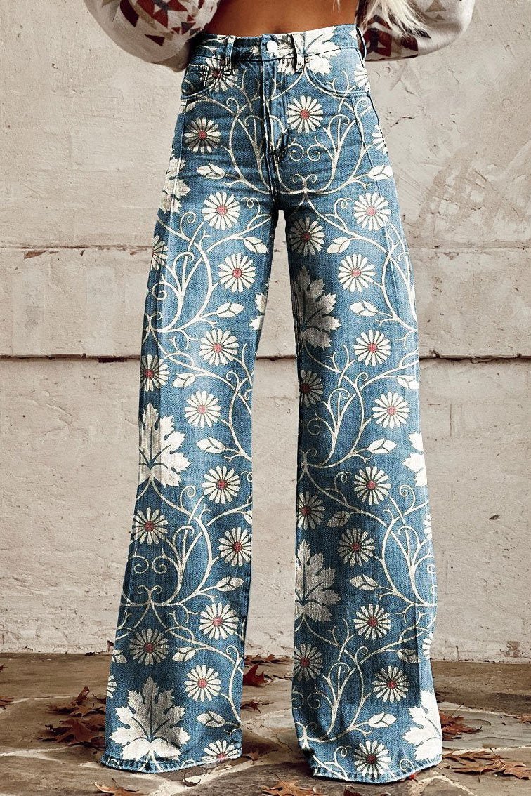 BELLA | Pantalones bohemios vintage