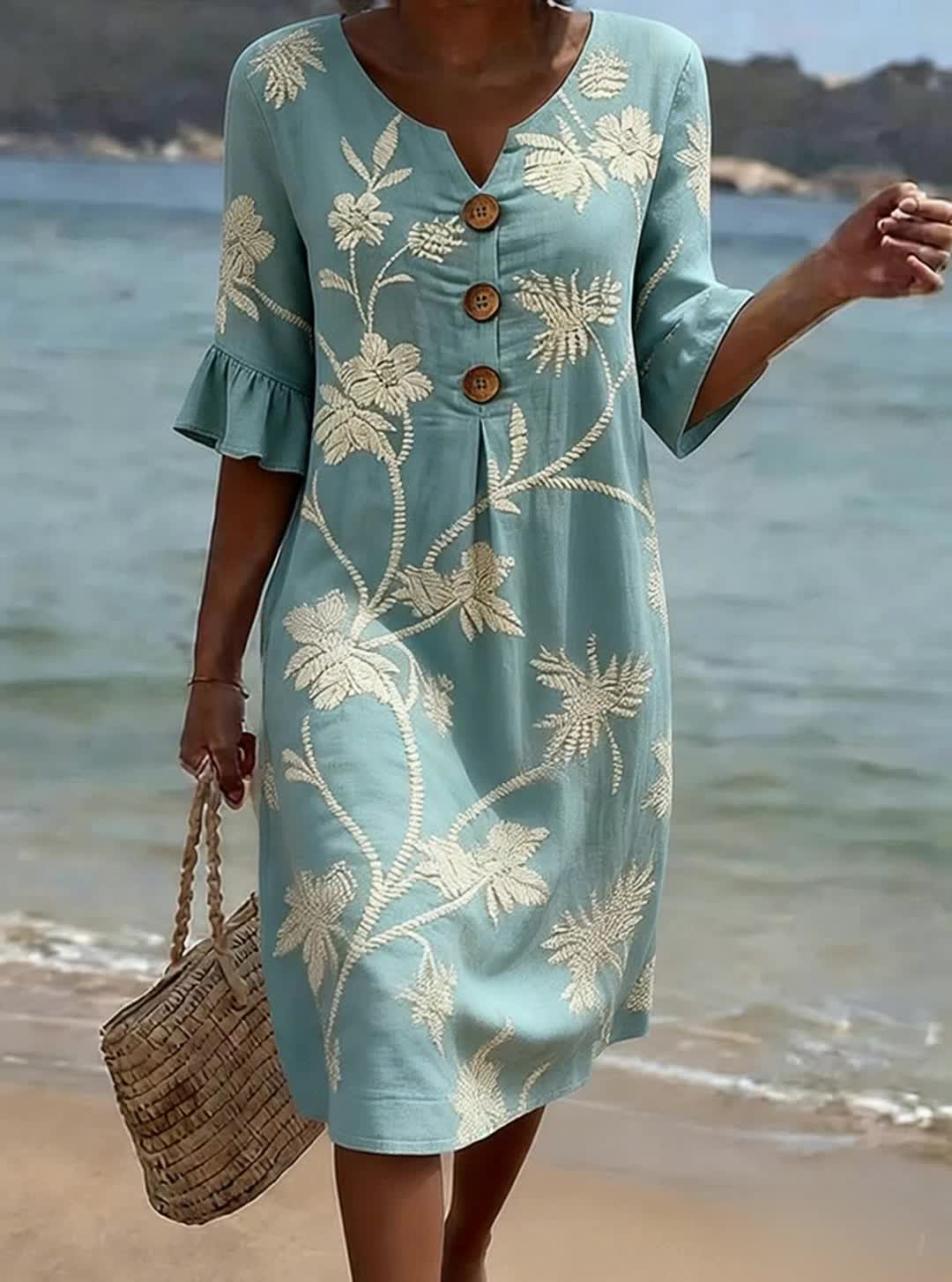 Vestido floral  | Elegancia natural