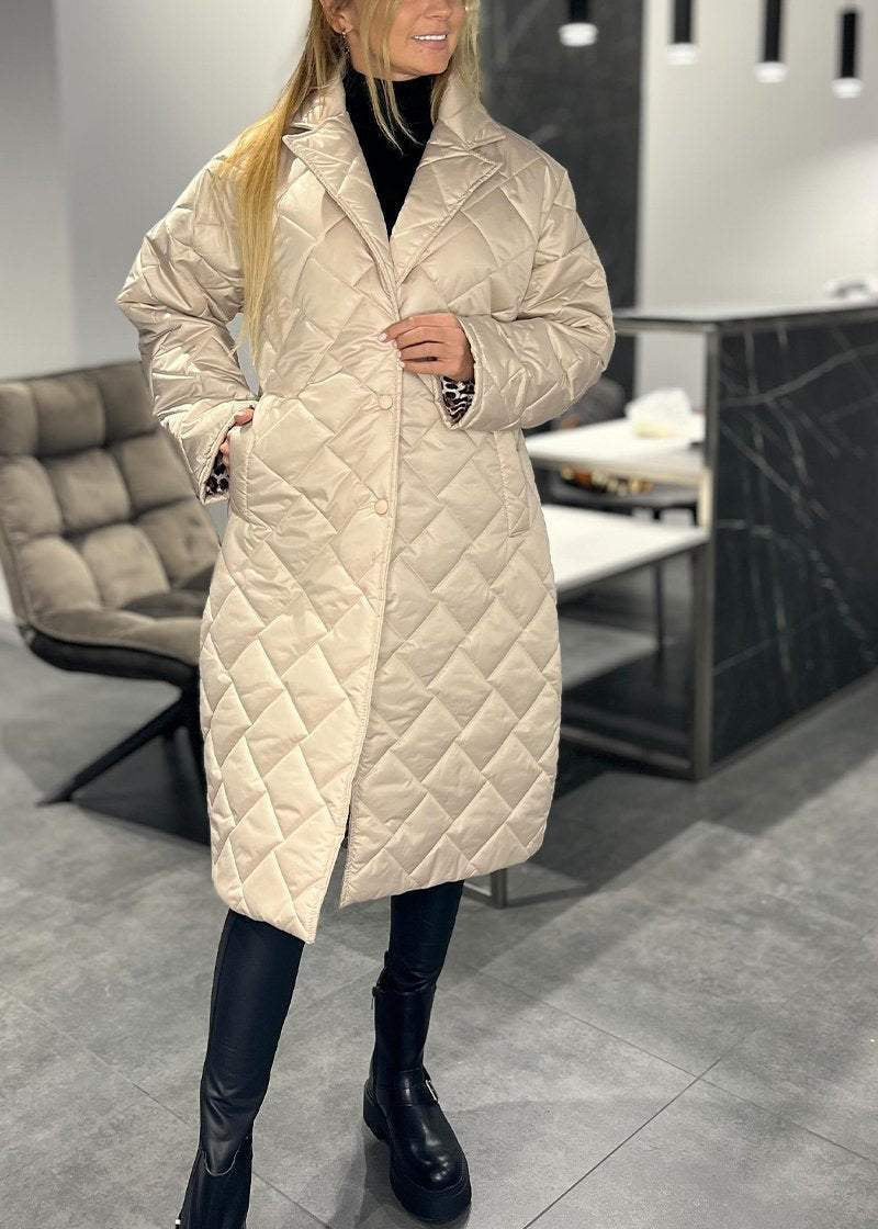 Abrigo acolchado reversible